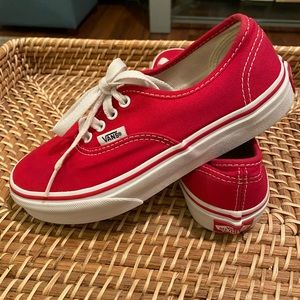 Kids Red Vans